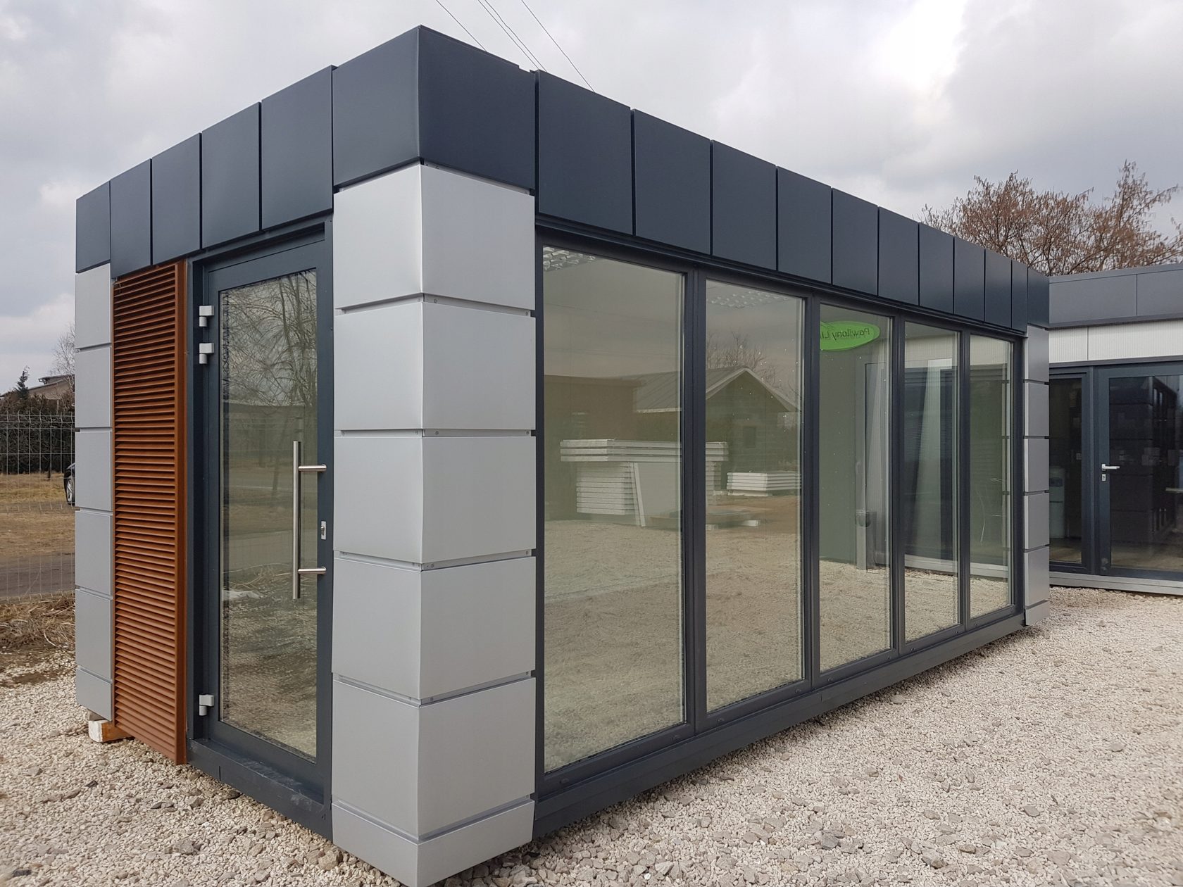 Торговый павильон из металлоконструкций